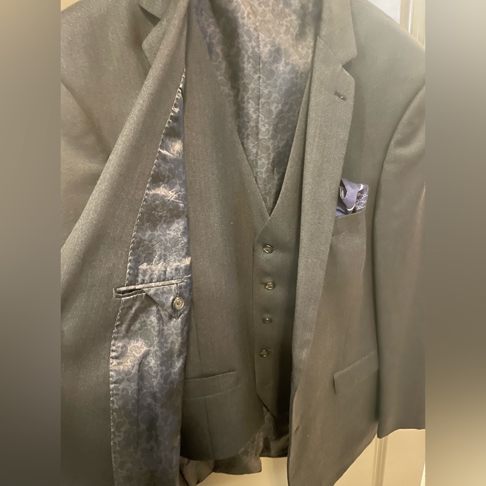 MENS 46R RALPH LAUREN SPORT COAT & VEST